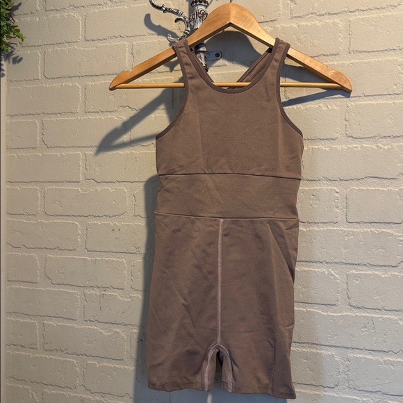 Free People Movement Every Single Time Runsie Size XS small taupe brown - Picture 2 of 10